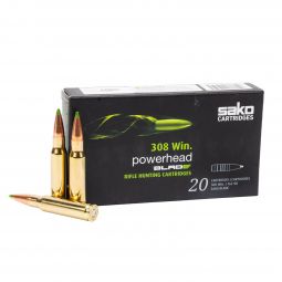 Sako Powerhead Blade .308 Winchester 162gr. Lead Free Ammunition, 20 Round Box