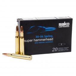 Sako Super Hammerhead .30-06 Springfield 180gr. Ammunition, 20 Round Box