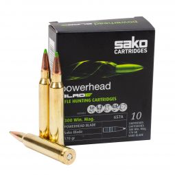 Sako Powerhead Blade .300 Win Mag 170gr. Lead Free Ammunition, 10 Round Box