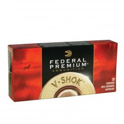 Federal V-Shok 22-250 Rem 55gr. Sierra BTHP Ammunition, 20 Round Box