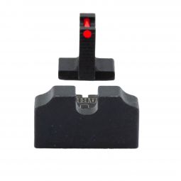 Canik Tactical Suppressor Sight Set, Fiber Optic Front & Wide Blacked Out Rear