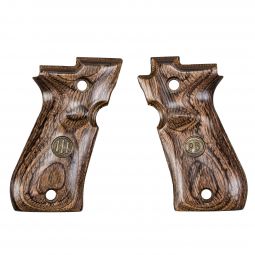 Altamont Beretta 84 Grips, Ultima Panel Super Walnut w/ Beretta Medallions