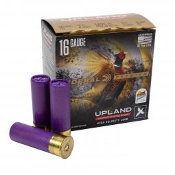 Federal Premium Upland High Velocity 16ga. 2-3/4" 1-1/8oz. #6 Shot Ammunition, 25 Round Box