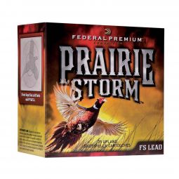 Federal Prairie Storm FS Lead 20ga. 2-3/4" 1oz. #5 Shot, 25 Round Box