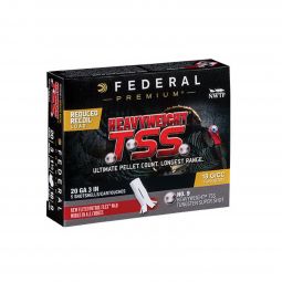 Federal Heavyweight TSS Turkey Load, 20ga. 3" 1-1/2oz. #9 Shot, 5 Round Box