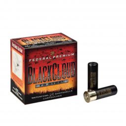 Federal Black Cloud 12 Gauge 3" 1-1/4oz. #4 Shot, 25 Round Box