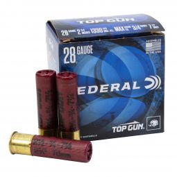 Federal Top Gun Sporting 28ga. 2-3/4" 3/4oz. #7.5 Shot, 25 Round Box