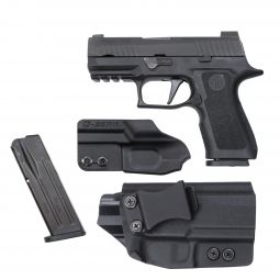 Sig Sauer P320 XCompact 9mm Pistol, 2 15rd. Mags, Night Sights & 2 Holsters, Pre-Owned