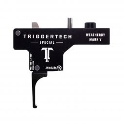 TriggerTech Weatherby Mark V Special Trigger, Black Flat Trigger