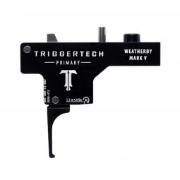 TriggerTech Weatherby Mark V Primary Trigger, Black Flat Trigger