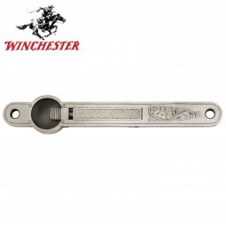 Winchester Model 23 Forearm Catch Plate Complete, Nitride Engraved, Deluxe