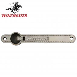 Winchester Model 23 Forearm Catch Plate Complete, Nitride Engraved