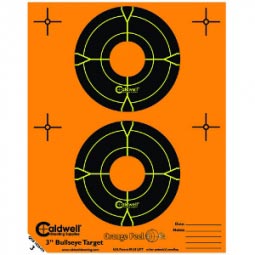 Caldwell Orange Peel 3" Bullseye Target, 75 Pack