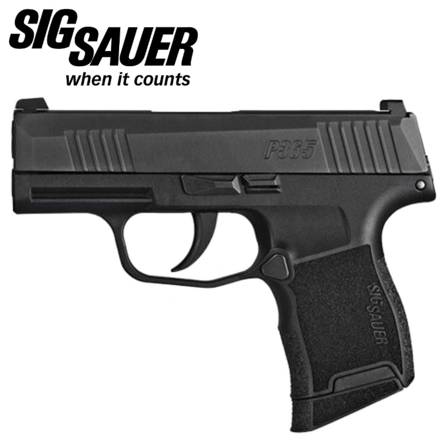 Sig Sauer P365 Nitron Micro Compact Pistol 9mm 2 10 Round Magazines Mgw