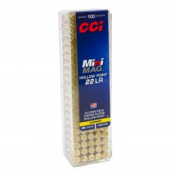 CCI Mini Mag 22LR 36gr. Hollow Point Ammunition, 100 Round Box