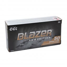 Blazer Brass 9mm Auto 124gr. FMJ Ammunition, 50 Round Box