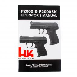 Heckler And Koch P2000 & P2000 SK Operators Manual