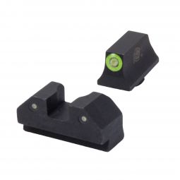 XS Sights R3D Green RMR / Suppressor Height Night Sights for Glock G42, G43, G43X, & 48 Pistols