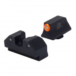 XS Sights R3D Orange RMR / Suppressor Height Night Sights for Glock G42, G43, G43X, & 48 Pistols