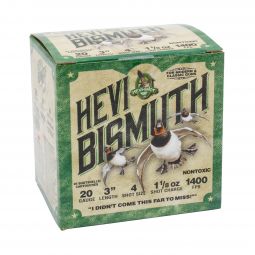 Hevi Shot Hevi Bismuth 20ga. 3" 1-1/8oz. #4 Shot, 25 Round Box