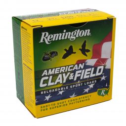 Remington American Clay & Field 12ga. 2-3/4" 1-1/8oz. #7.5 Shot 3 Dram, 25 Round Box