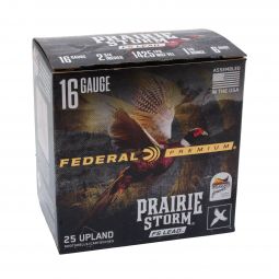 Federal Premium Prairie Storm 16ga. 2-3/4" 1-1/8oz. #6 Lead Ammunition, 25 Round Box