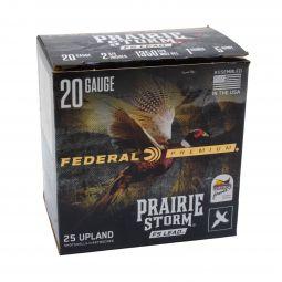 Federal Premium Prairie Storm 20ga. 2-3/4" 1oz. #5 Lead Ammunition, 25 Round Box