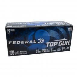 Federal Top Gun 12ga. 2-3/4" 1-1/8oz. #8 Shot, 100 Round Pack