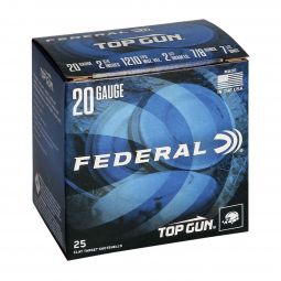 Federal Top Gun 20ga. 2-3/4" 7/8oz. #7.5 Shot, 25 Round Box