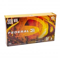 Federal Fusion 150gr. 308 WIN Ammunition 20 Round Box