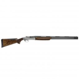 Benelli 828U Shotgun, Nickel Plated Receiver, 20ga. 26" Barrels