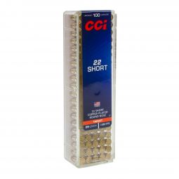 CCI 22 Short 29gr. Round Nose Ammunition, 100 Round Box