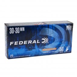 Federal Power-Shok 30-30 Win. 150gr. Soft Point Flat Nose Ammunition, 20 Round Box