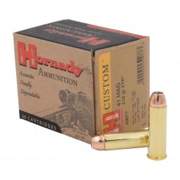 Hornady Custom 41 Rem Mag 210gr. XTP Ammunition, 20 Round Box