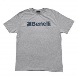 Benelli Distressed Logo T-Shirt, Premium Heather