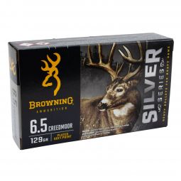 Browning Silver Series 6.5 Creedmoor 129gr. SP Ammunition, 20 Round Box