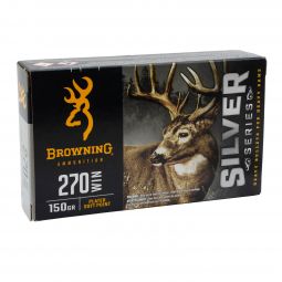 Browning Silver Series 270 Win 150gr. SP Ammunition, 20 Round Box