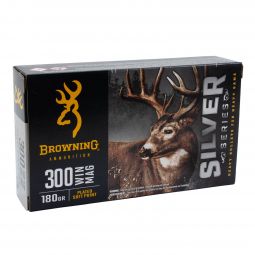 Browning Silver Series 300 Win Mag 180gr. SP Ammunition, 20 Round Box