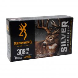 Browning Silver Series 308 Win 180gr. SP Ammunition, 20 Round Box