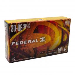 Federal Fusion .30-06 Sprng. 180gr. Bonded SP Ammunition, 20 Round Box