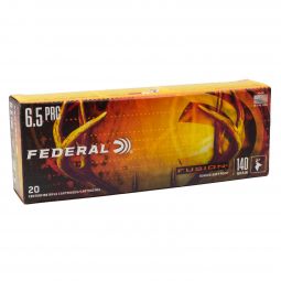 Federal Fusion 6.5 PRC 140gr. Bonded SP Ammunition, 20 Round Box