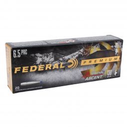 Federal Premium 6.5 PRC 130gr. Terminal Ascent Ammunition, 20 Round Box