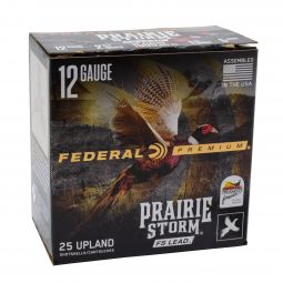 Federal Premium Prairie Storm 12ga. 2-3/4" 1-1/4oz. #5 Lead Ammunition, 25 Round Box