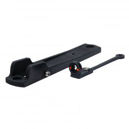 Ranger Point Precision Cloverleaf Peep Receiver Sight for Marlin & Henry, Blk w/ Red Fiber Optics