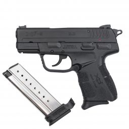 Springfield XD-E 9mm Pistol w/ 3.3" Barrel, Manual Safety & 2 Magazines, Demo Gun