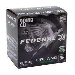 Federal Upland Steel 28ga. 2-3/4" 5/8oz. #7.5 Shot, 25 Round Box