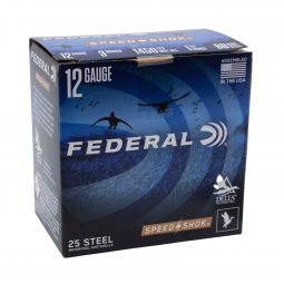 Federal Speed Shok Steel 12ga. 3" 1-1/4oz. BB Shot, 25 Round Box