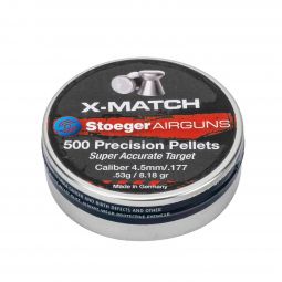 Stoeger X-Match Supreme Accuracy Flat Point Field & Target Pellets, .177 Cal.