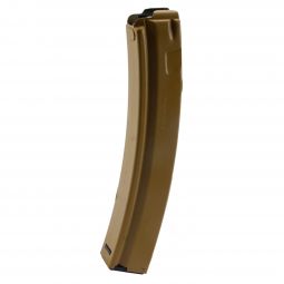 Heckler & Koch SP5K, SP5 & MP5 9mm 30 Round Steel Magazine, FDE