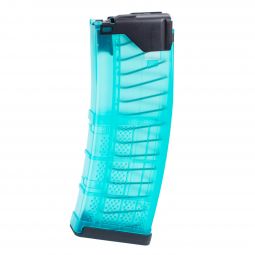 Lancer Systems L5 Advanced Warfighter Magazine, 30 Round 5.56mm/.223cal, Translucent Blue